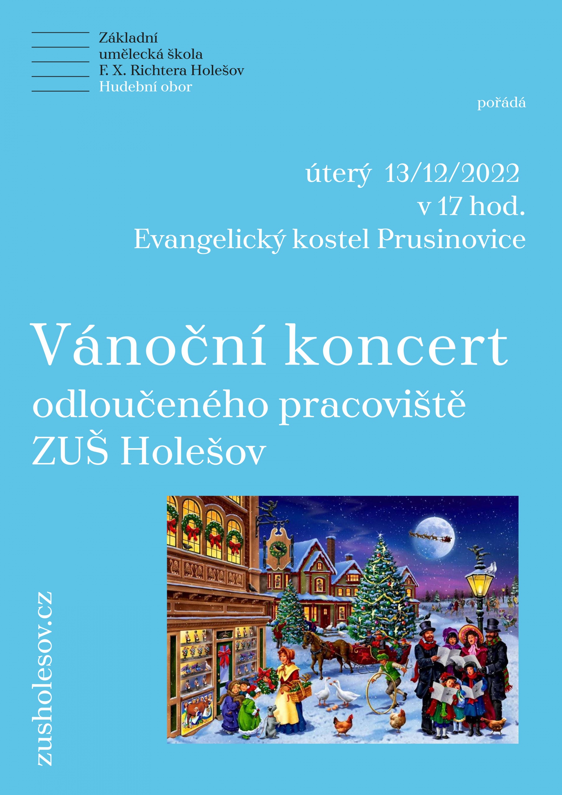 Adventní koncert žáků pobočky v Prusinovicích